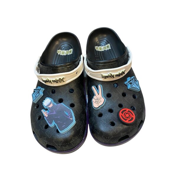 Crocs Jujutsu Kaisen Classic Clog Mens 8 Womens 10 Black Slip On Sandal main image 6